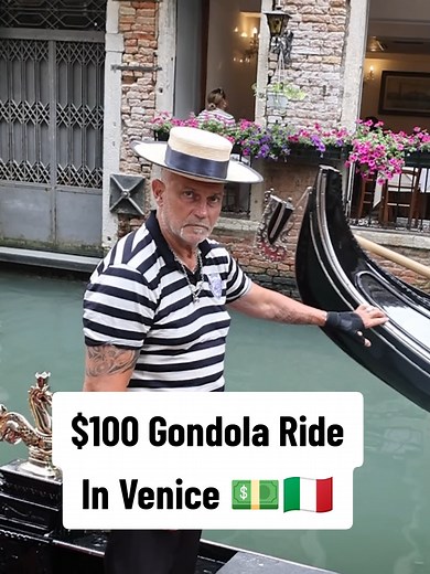 Experience a $100 Gondola Ride in Venice