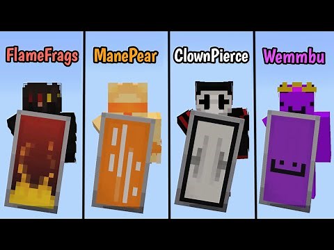 12 Deadliest Unstable SMP Players Main Shields Designs 🔥