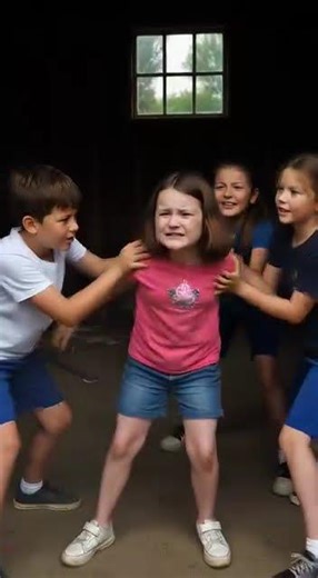HELP ME!" FOLLOWING 1 FAINT WHIMPER TO A ROTTING SCHOOL SHED, I BROKE THE LOCK.