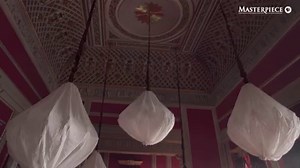 Queen Victoria tours her new home! Take a look at this CGI rendering of one of the rooms in Victoria's Buckingham Palace. | MASTERPIECE | PBS