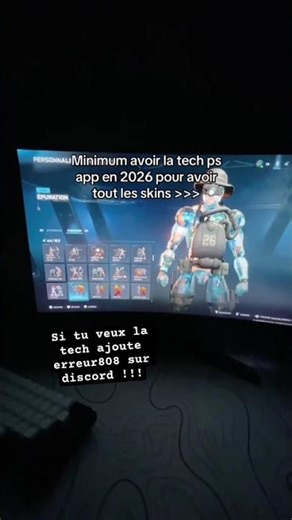 Ajoute erreur808 sur discord si tu veux la tech #psapp #playstation #ps5#ps4 #psplus #jeux #console
