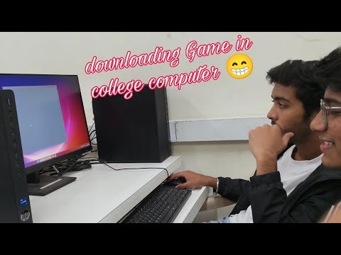 College ke computer me game download kar diya 😅😁