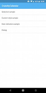 CrunchyCalendar Sample