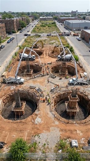 Building a Floating ring tower | Crazy Timelapse #construction #backyard #diy #homeimprovement