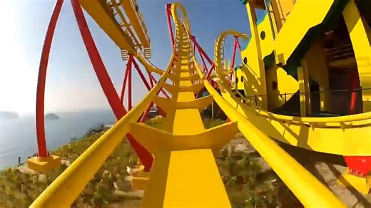【超燃过山车】香港海洋公园Hair Raiser 过山车 POV 第一视角
