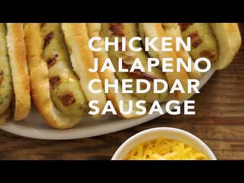 Chicken Jalapeno Cheddar Sausage Recipe with the KitchenAid® Food Grinder Attachment