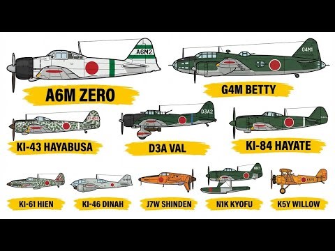 All Japanese Aircraft Used in WWII Explained