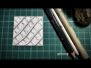 Zentangle®官方禪繞畫圖案 - 海柏瑞(Hibred）
