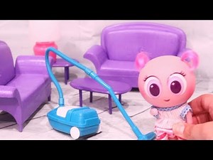 Nerlie Babies Weekly Chores Routine ! Toys and Dolls Video for Kids - Baby Doll Play | Sniffycat