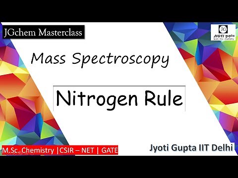 Nitrogen Rule| Structure elucidation by mass Spectrometry| Organic Spectroscopy| B.Sc.| M.Sc.| NET