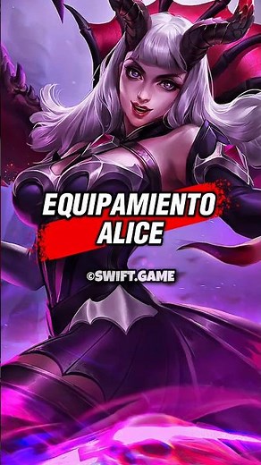 Equipamiento Alice #MLBBALICE #swiftgame #mlbbtutorial #equipamientomlbb #mobilelegends