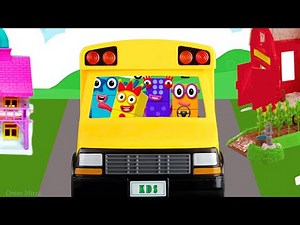 Numberblocks Song Wheels on The Bus 1