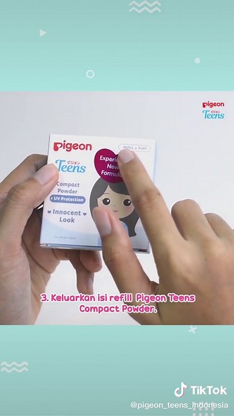 How to Install Refill for Pigeon Teens Compact Powder