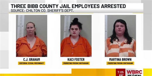 3 Bibb County Jail employees arrested