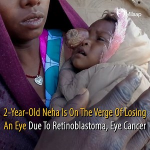 3.8K views · 292 reactions | “It breaks my heart to see my daughter suffer so much. We are poor and hardly make enough to feed the family. My husband also cries seeing my daughter and her pain.- Leela Devi, mother You can ensure that two-year-old Neha gets to live a life bereft of pain and suffering. Support: https://bit.ly/savenehakumari #milaap #save #daughter #child #help #cancer | Milaap | Facebook