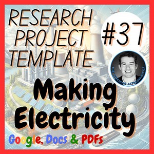 Making Electricity | Physics Research Project Template | Digital   Print
