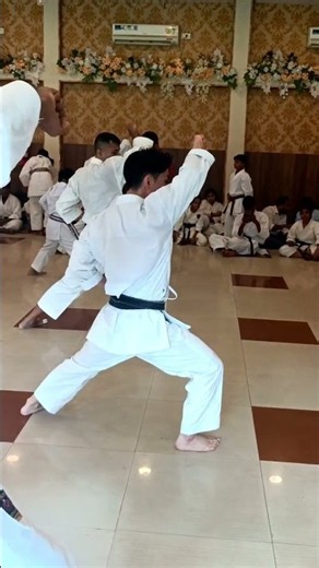 Kata Heian shodan🥋/step by step Shotokan traning #shodan #scortgardan#kata#practice #toyama#shotokan