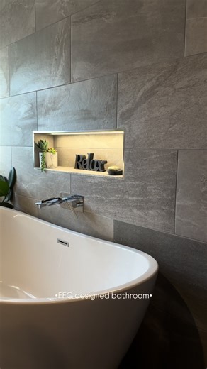 A bathroom designed and finished by FFG ✨ - - - Visit the showroom to explore options, get expert guidance & a free, no obligation quote🙌🏻 #bathroom