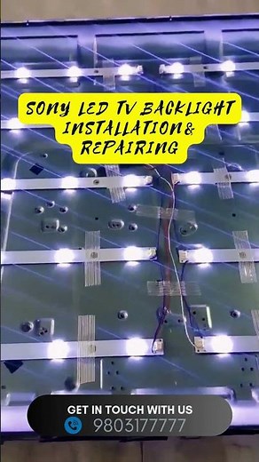 Sony LED TV Backlight Repair | No Display Fix in 1 Hour 🔧💡 | Save ₹5000+ Instantly!