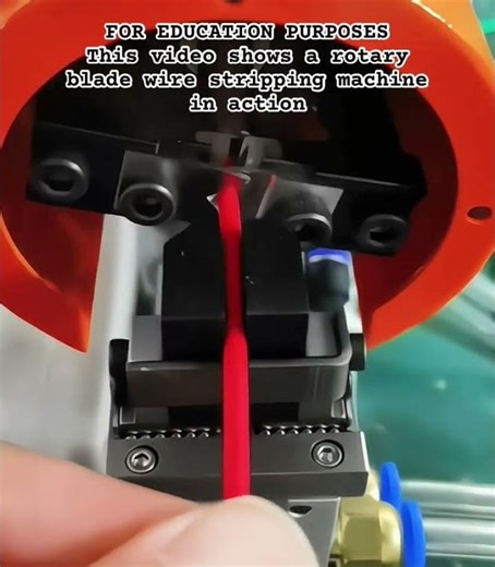 Rotary Wire Stripper #shorts #IndustrialAutomation #WireStripper #Manufacturing #Engineering #Cable
