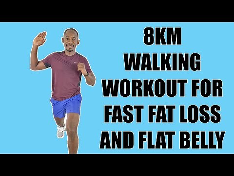 8KM Walking Workout at Home for Fast Weight Loss and Flat Tummy🔥600 Calories in 1 Hour🔥