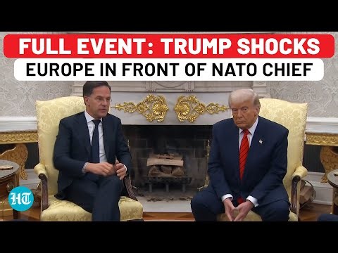 Full Event: Trump Shocks Europe In Front Of NATO Chief- Not Ukraine Or Trade, US' Big New Threat On…