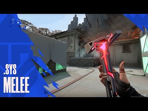 Sys Axe (Sys Melee) Skin Showcase - Valorant Battlepass Knife Skins