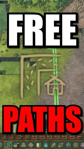 Paths are FREE in Timberborn