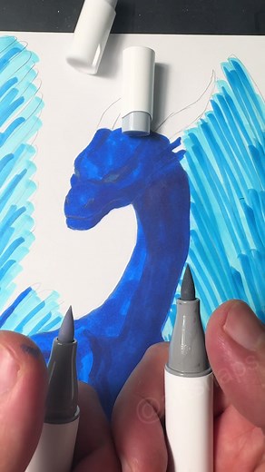 Saphira from Eragon: Art and Drawing Techniques