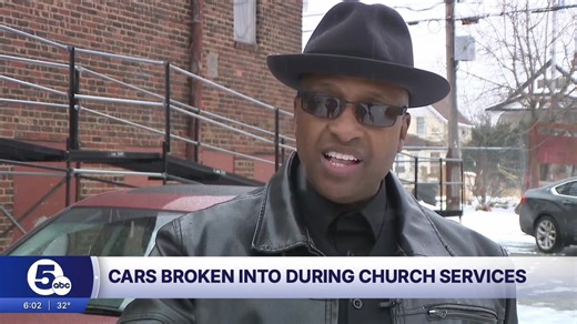 Clevelanders are experiencing déjà vu once again as more cars were broken into — this time during yet another Sunday service. | News 5 Cleveland