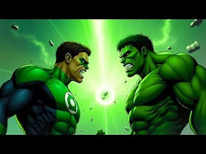 Green Lantern vs Hulk EPIC Battle Who Wins 💥