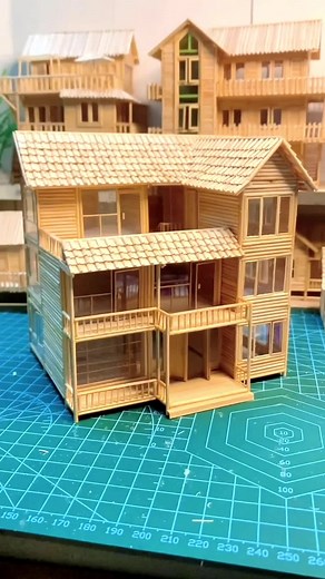 Create a Stunning Miniature House Using Toothpicks