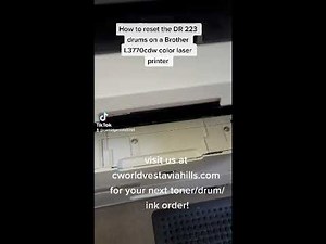 Brother DR 223 Drum Reset