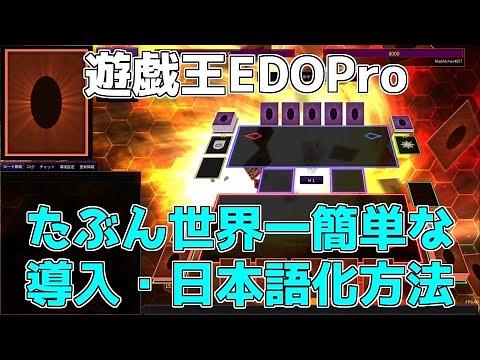 たぶん世界一簡単な遊戯王EDOPro（ADS）導入・日本語化ゼミナール how to introduce EDOPro