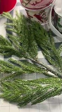 How to Separate Greenery Stems for Longer Picks #trendytree #diy #christmasdecor