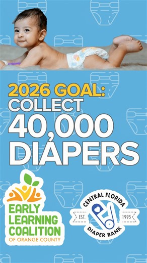 The 2026 ELCOC Diaper Drive starts NOW! The Early Learning Coalition of Orange County needs your help to buy DIAPERS for thousands of Orange County families. Watch the 🎥 from ELCOC CEO Dr. Scott Fritz to learn details! BUY DIAPERS ON AMAZON: Shipped to ELCOC, we hand deliver to Central Florida Diaper Bank https://www.amazon.com/hz/wishlist/ls/2RX7GKPFTM3ZI?ref_=wl_share #ELCOCares #Diaperdrive #40000diapers | Early Learning Coalition of Orange County