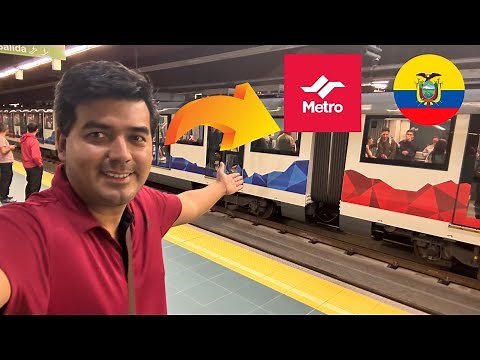 Así puedes VIAJAR en el METRO de QUITO 🇪🇨 / Todo lo que debes saber