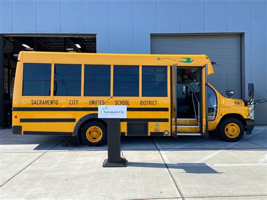 Sac City Unified celebrates school bus sustainability milestone
