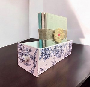 Charming Vintage Sewing Machine Drawer With Blue Floral and Matching Jar as a Free Bonus Gift. - Etsy Canada