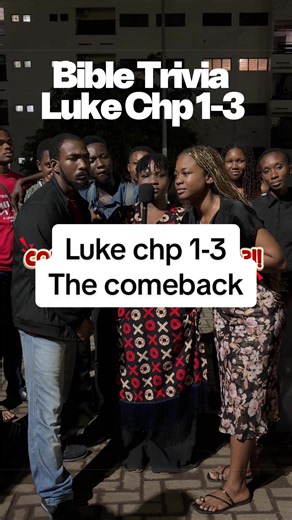 Bible Trivia: Luke Chapters 1–3 Comeback – Funny Zachariah Moment