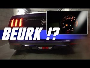 Ford Mustang Ecoboost : Son de l'échappement d'origine (bruit)