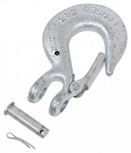 Laclede Clevis Hook w/ Latch - 3/8" Pin Laclede Chain Accessories and Parts 6495-401-04