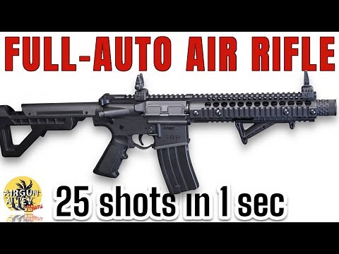 FULL AUTO AIR RIFLE | Crosman DPMS SBR | 25 Shots in 1 Sec