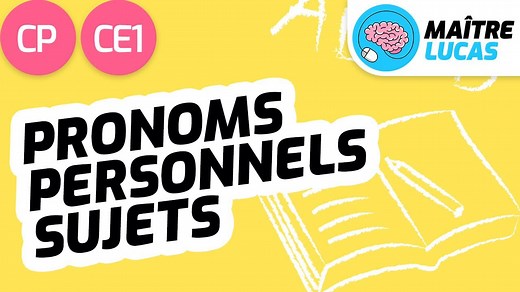 Les pronoms personnels sujet - français - Cycle 2 - CP-CE1