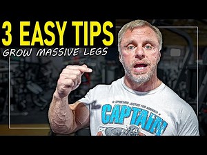 3 Easy Tips For Massive Legs (Do Them ASAP)