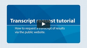 Transcript Request Tutorial