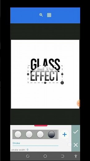Create a glass light effect on your text with ease. #tutorial #pixellab #design #text #designers