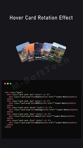 Expanding card hover effect animation using html CSS #card #cardanimation #hovereffect #shorts#viral