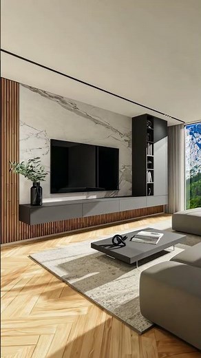 Elegante Holz Wohnwände 🪵