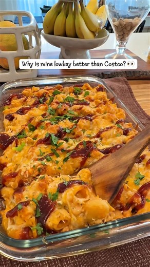 BBQ Chicken Mac and Cheese 🔥 Better Than Costco? 👀